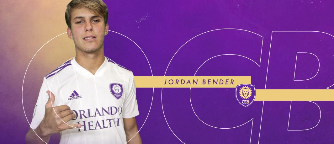 Former OCYS player, Jordon Bender, signs for Orlando City MLS